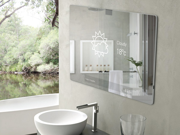 Del pasado al futuro: así son los espejos en los baños modernos de
