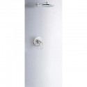 Kit de ducha empotrado K-TRES con ducha fija de 225 mm cromado. Tres