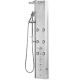 Columna de ducha termostática AVANT-TRES anodizado frontal ó esquina ref: 193727 . Tres