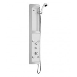 Columna de ducha termostática CONFOR-TRES blanco frontal ó esquina Ref: 193323. Tres