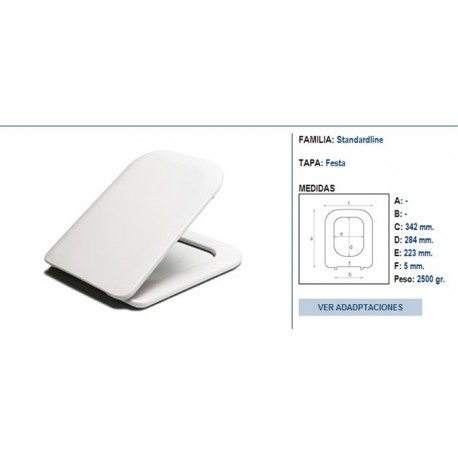 Asiento FESTA A-124 VISON . Estoli