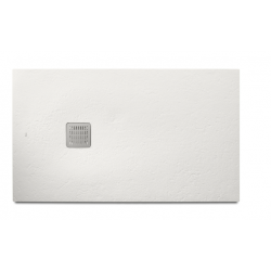 Plato de ducha de STONEX TERRAN de 180 x 90 x 28 blanco. Roca