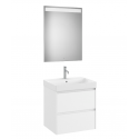 Conjunto 2C ONA 600 (mueble + lavabo + espejo LED) blanco mate ROCA A851704509